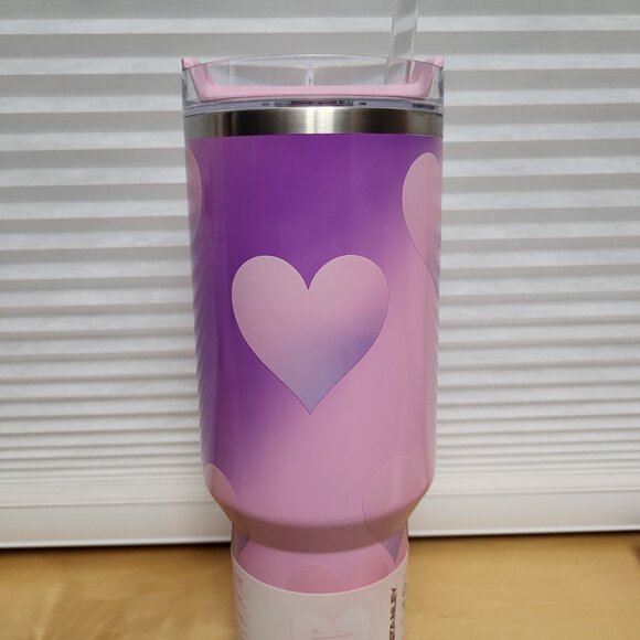 Stanley Target Valentine Tumbler Bundle, 40 Oz Pink Hearts & Bottle Boot - Picture 5 of 7